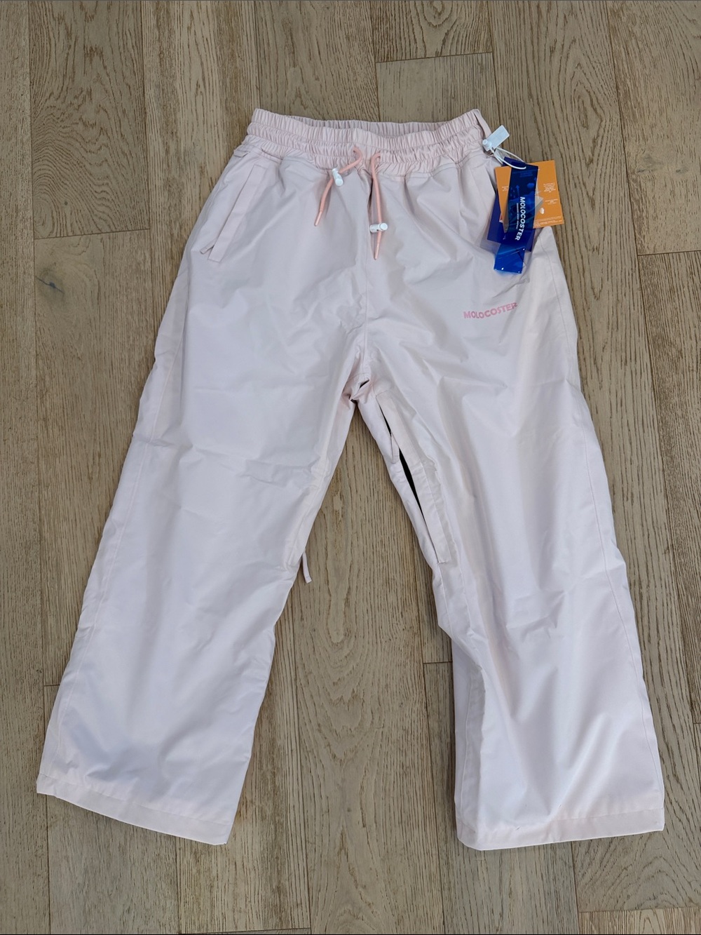 Molocoster Light Pink Waterproof Snow Pants